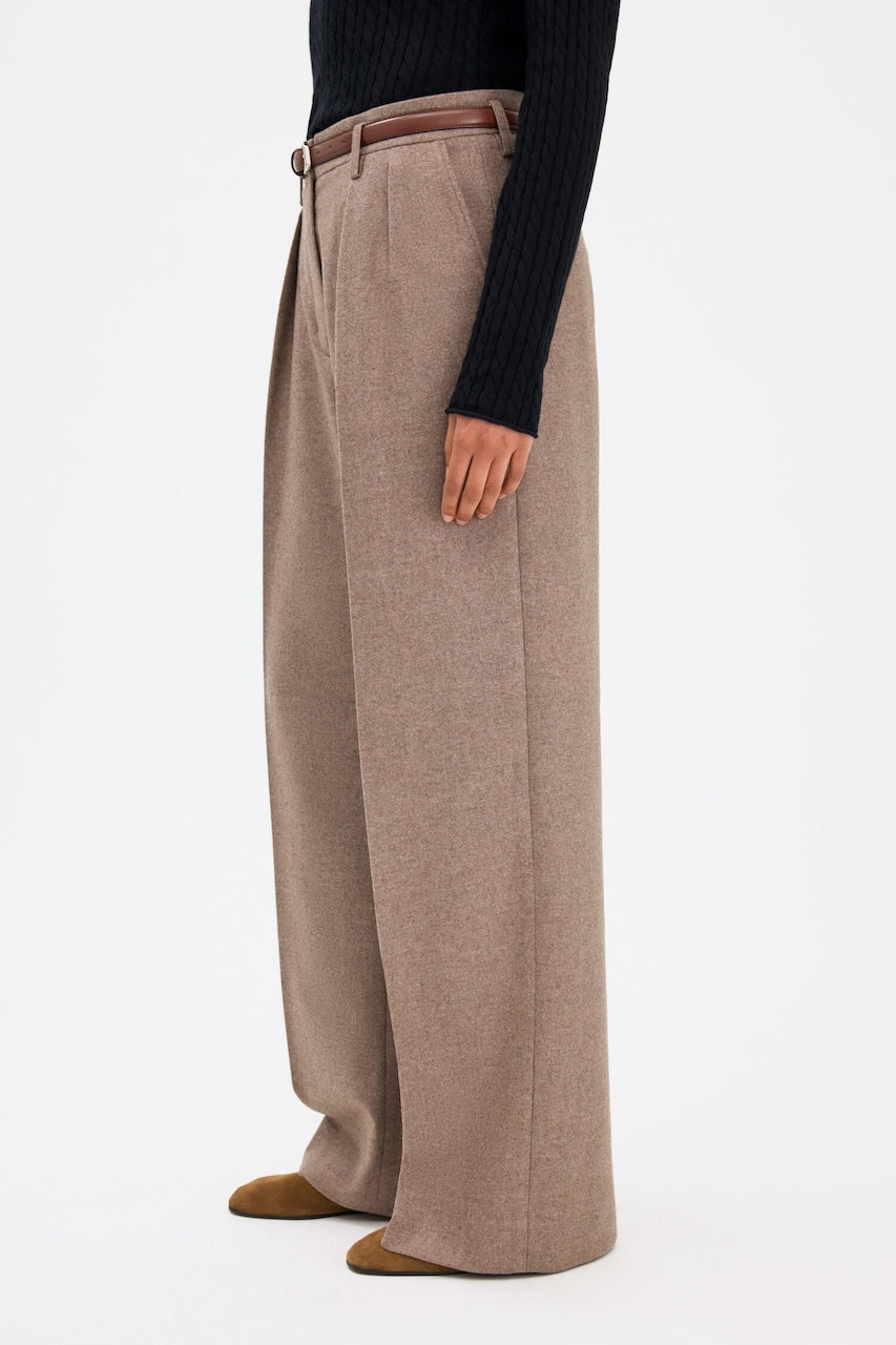 Paloma Flannel Trousers driftwood