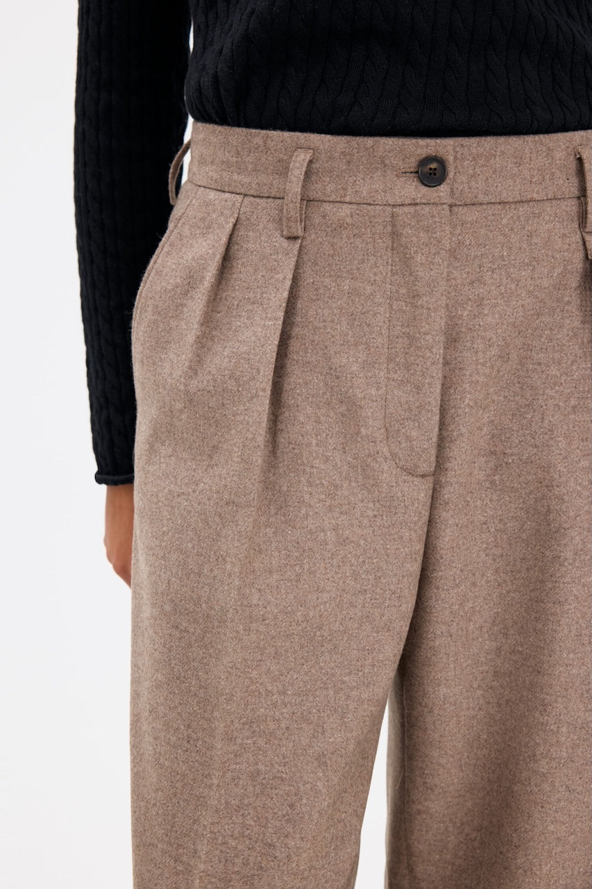 Paloma Flannel Trousers driftwood
