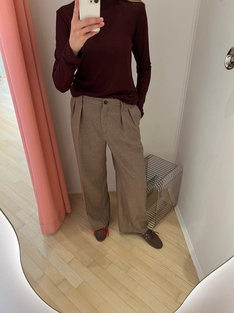 Paloma Flannel Trousers driftwood