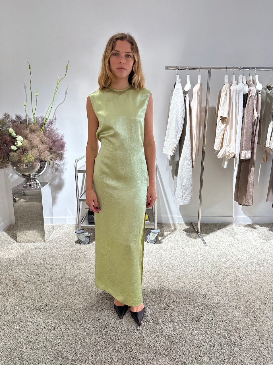 Tank Dress light green