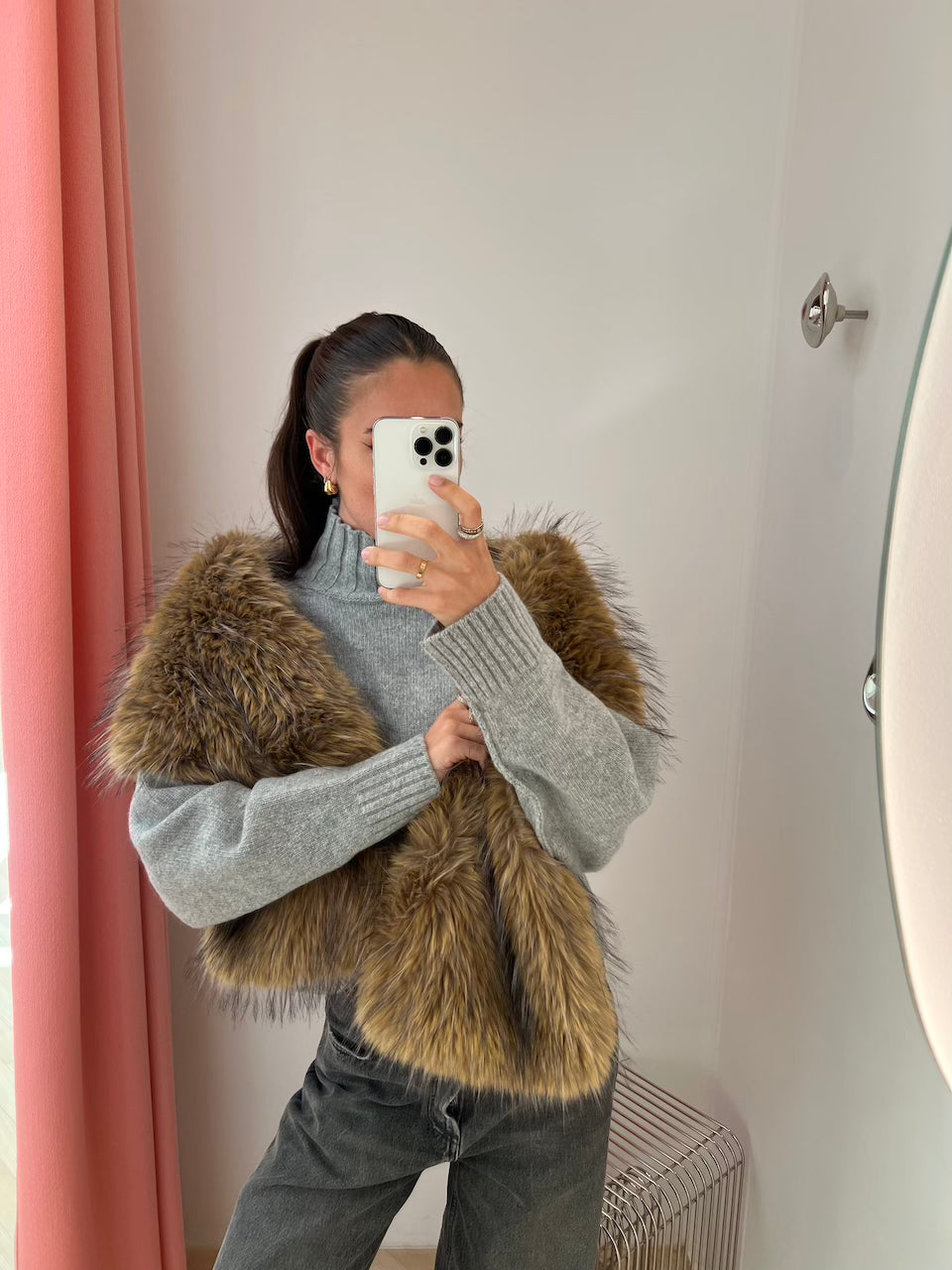 Alternative Fur Scarf foxtrot