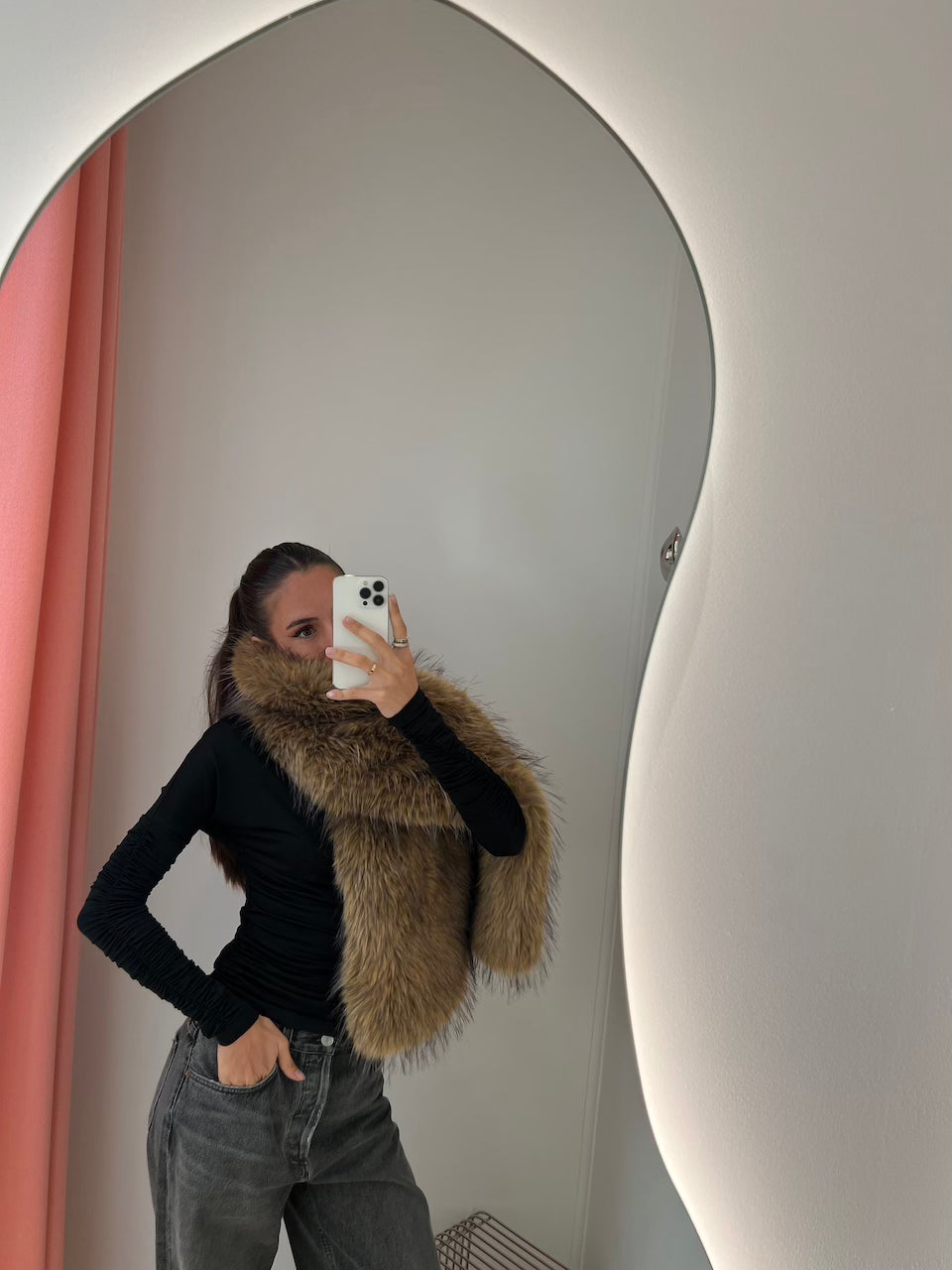 Alternative Fur Scarf foxtrot