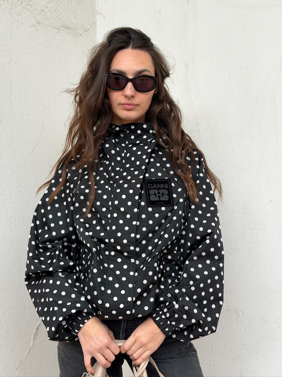 Flyweight Nylon Jacket printed black