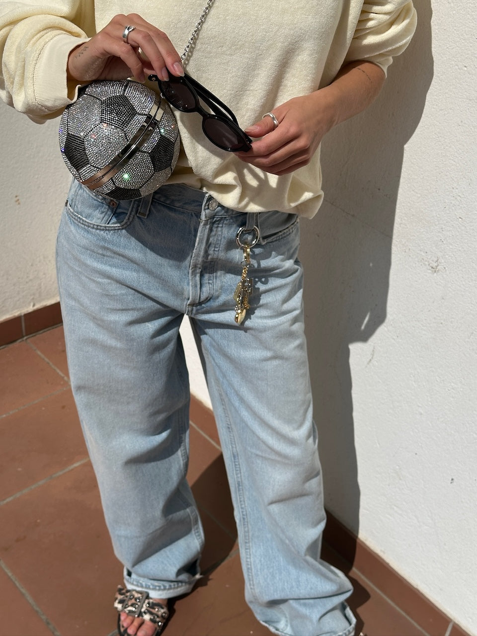 Key Ring silver and gold