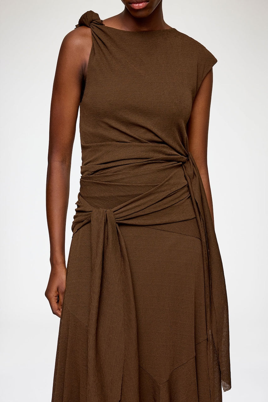 Marl Mesh Dress demitasse