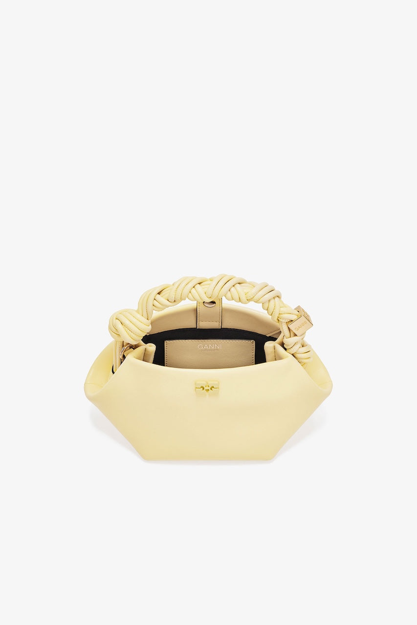 Ganni Mini Bou Bag yellow cream