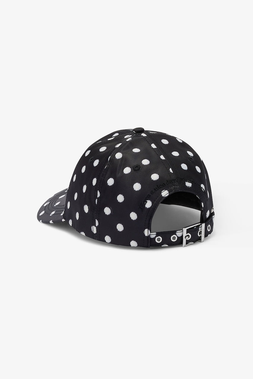 GANNI Printed Nylon Cap black