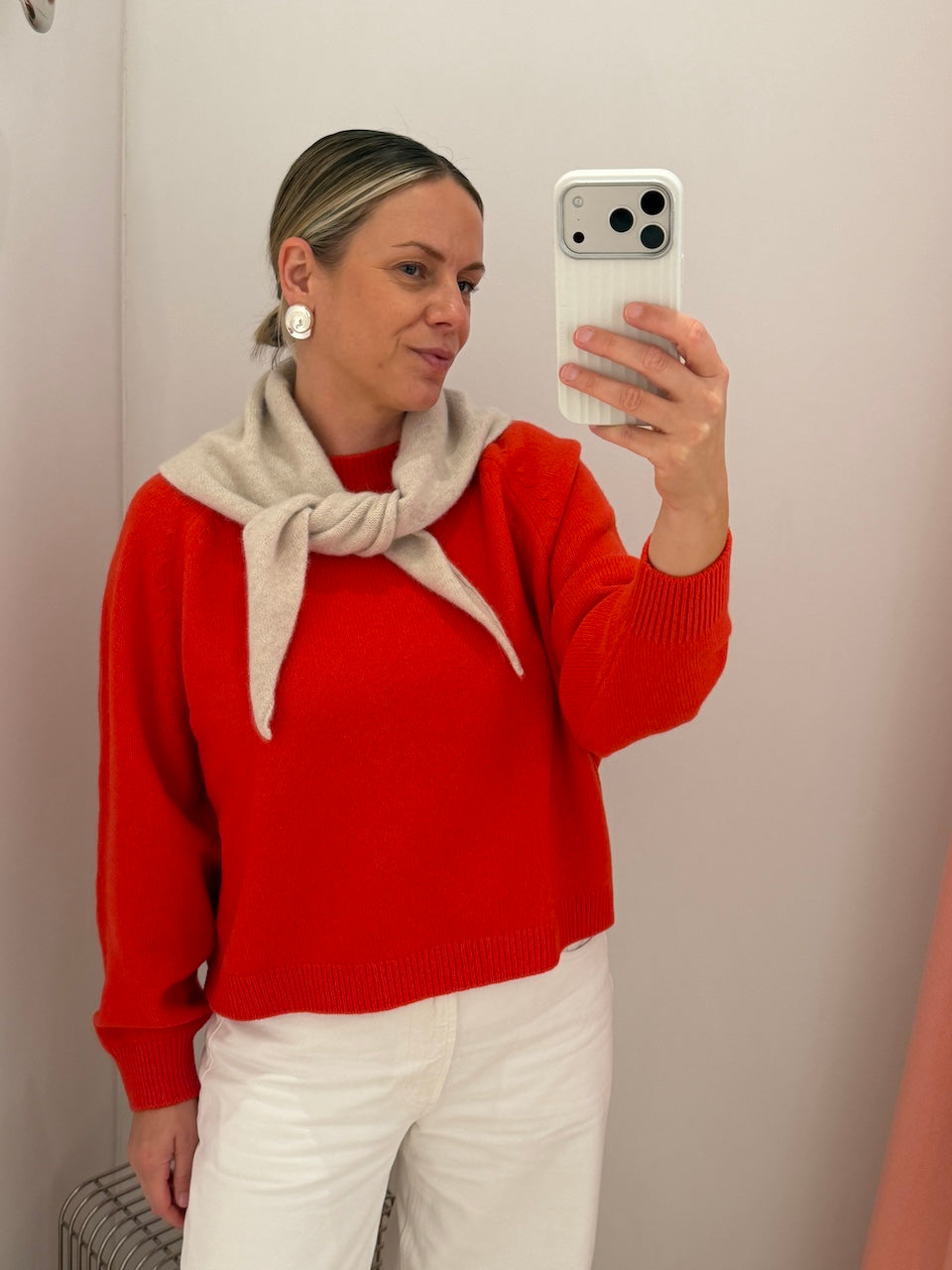 Birthe Pullover red