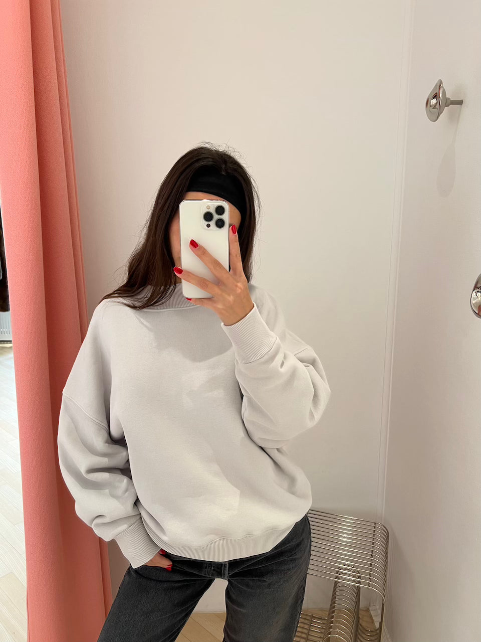 Frankie Crew Sweater stone