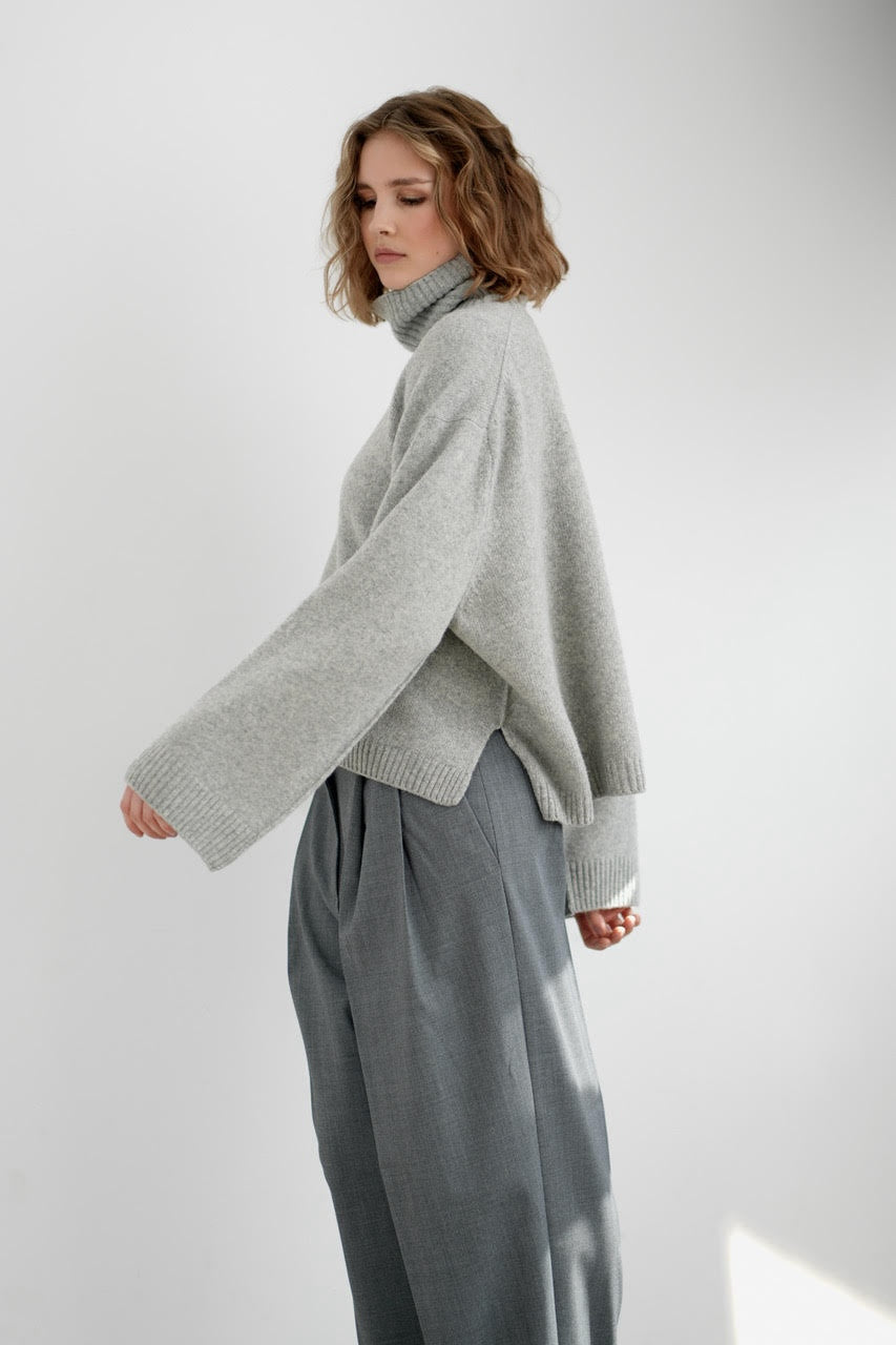 Frida Pullover grey marl