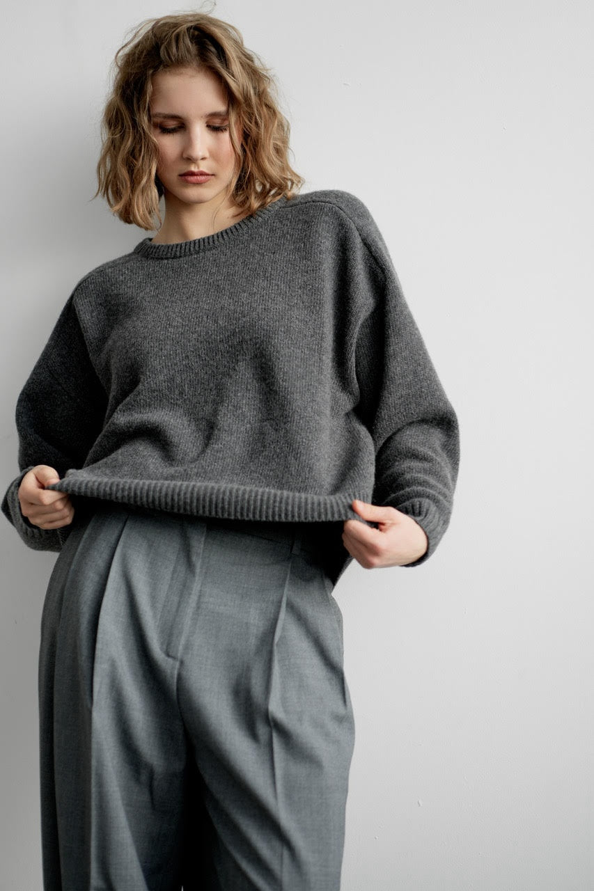 Mia Crewneck Pullover anthracite