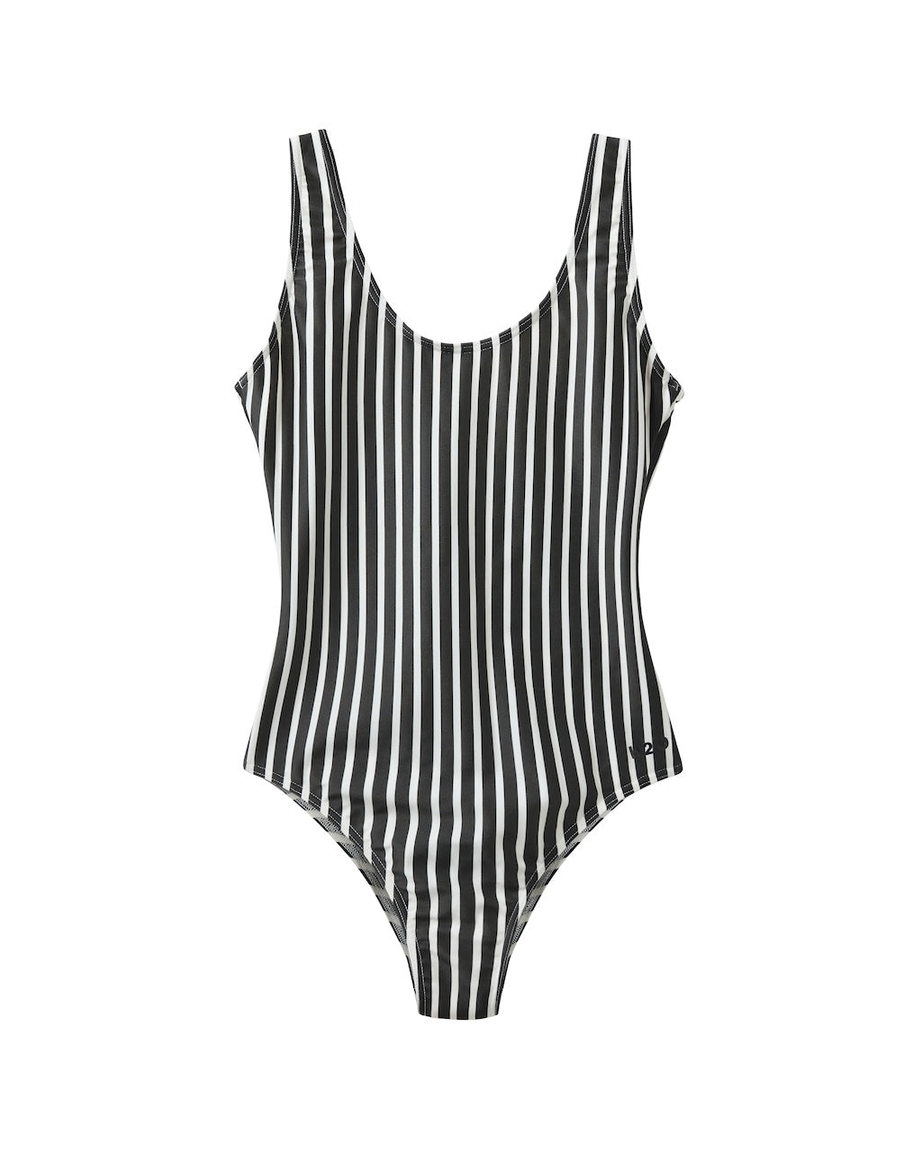 Stripe Swim Suit black