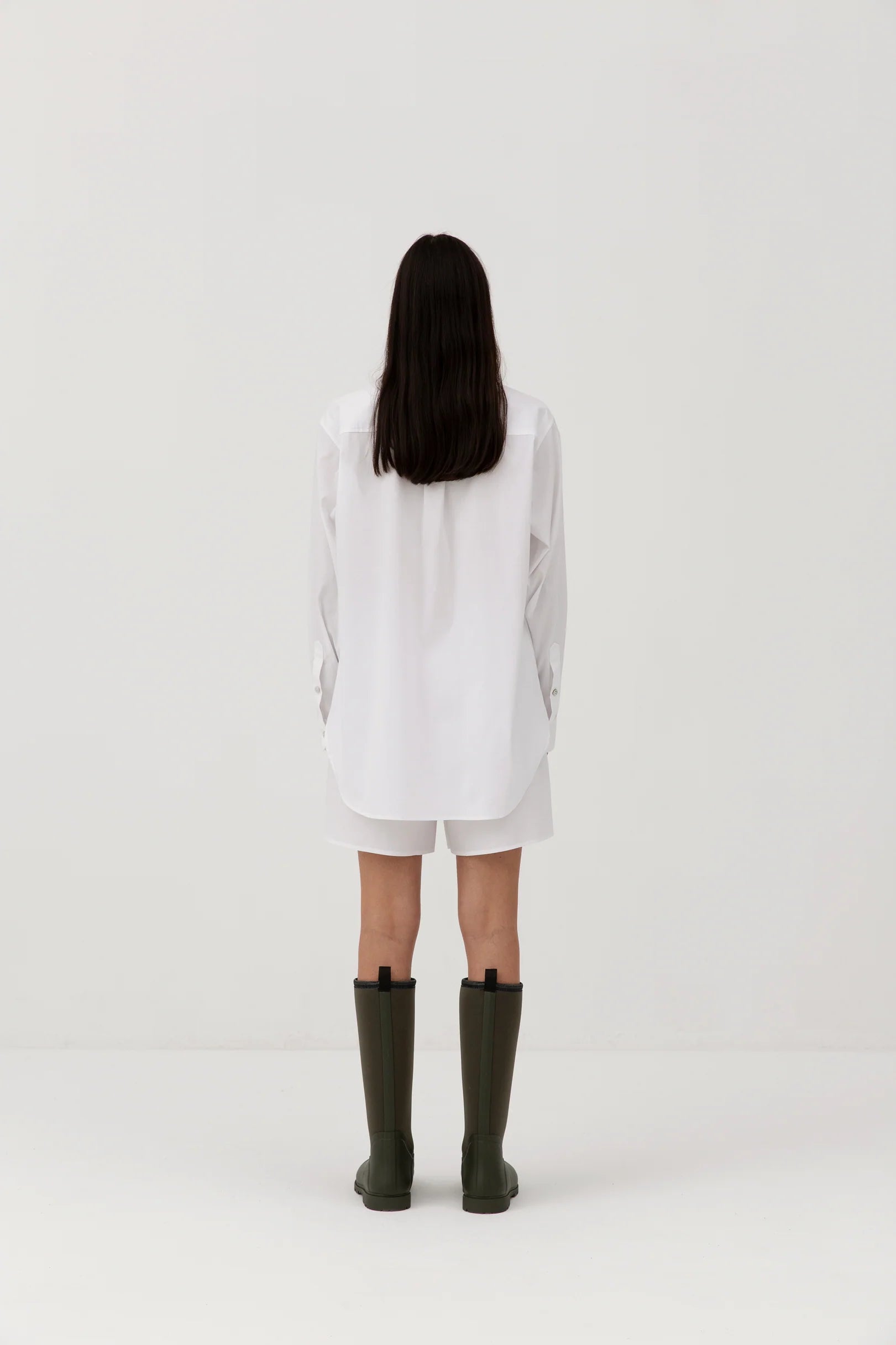 Box Shorts white