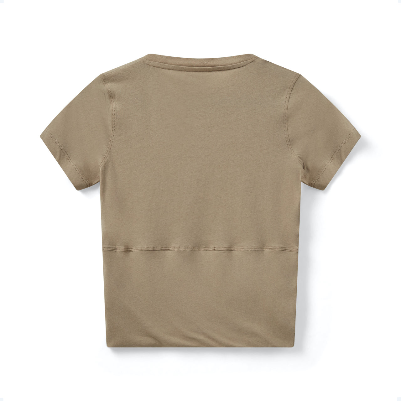 Sophia Cropped Tee creamy grey