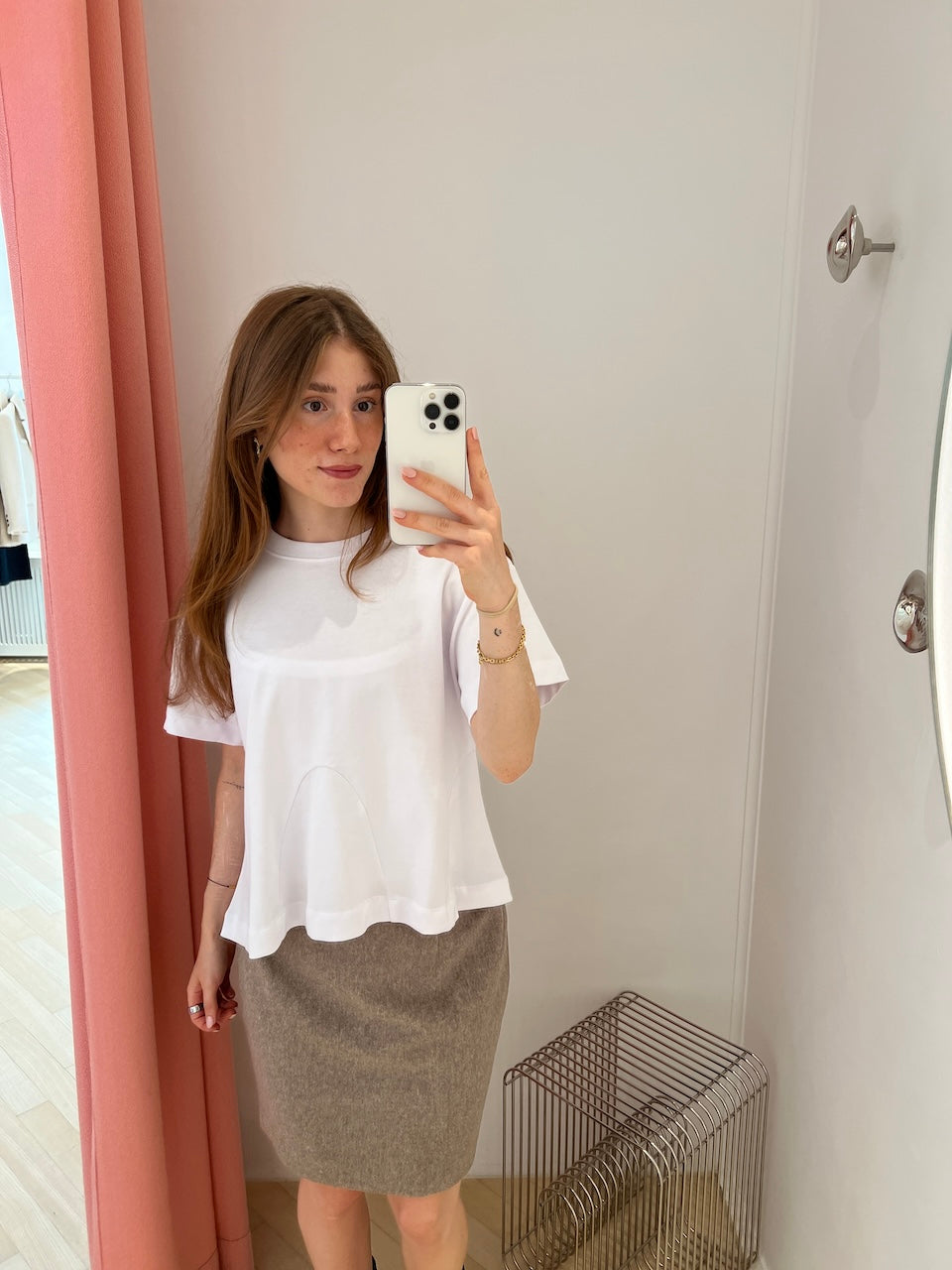 Alix Mini Skirt taupe melange