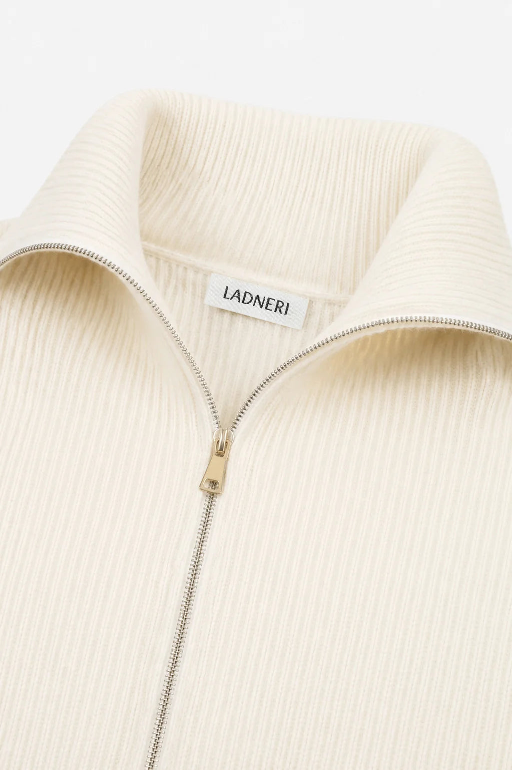 Amelie Zip Cardigan ivory