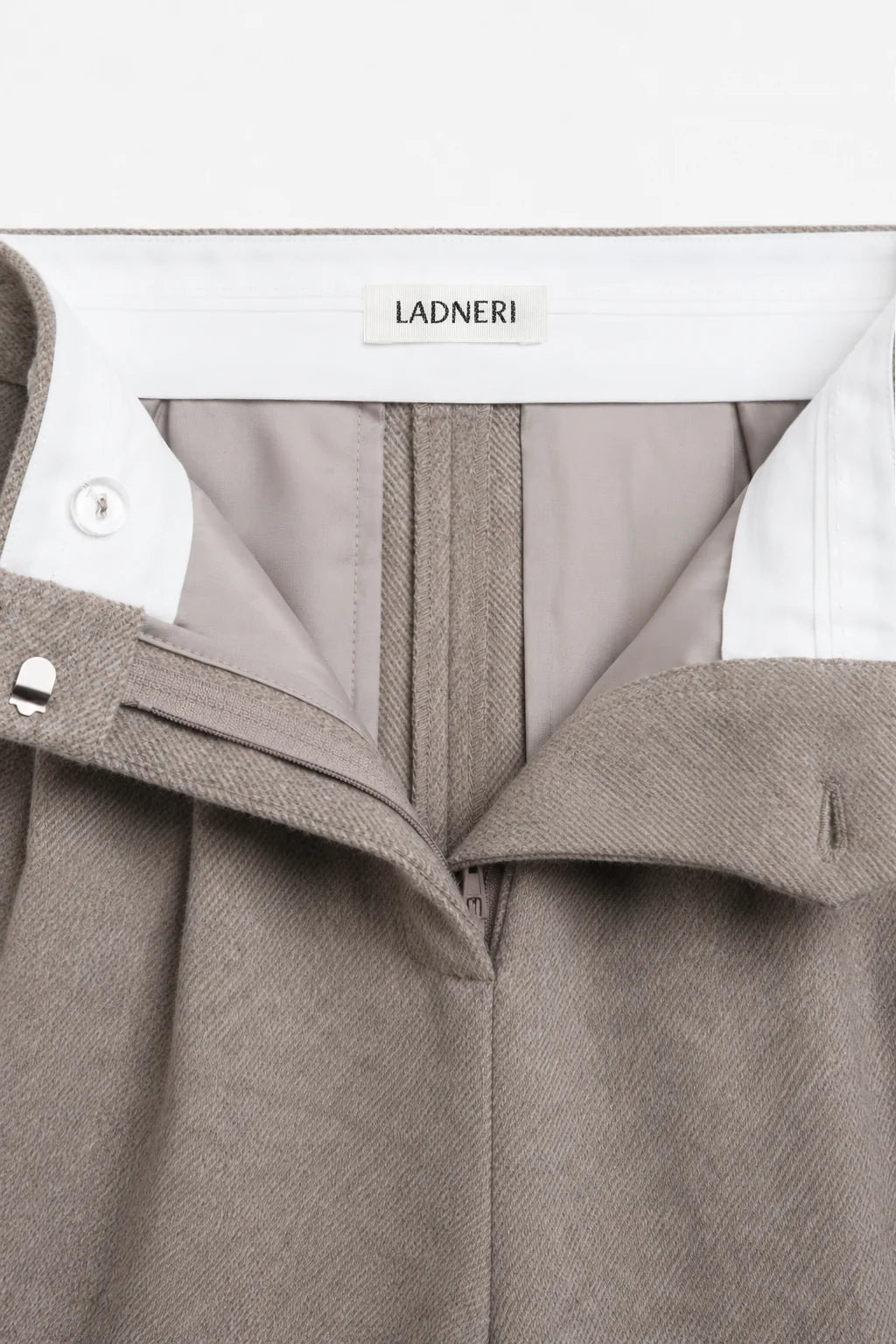 Barrel Pants taupe melange