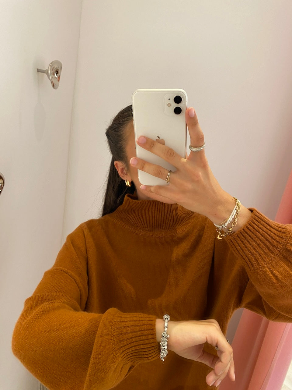 Cocoon Turtleneck autumn leave