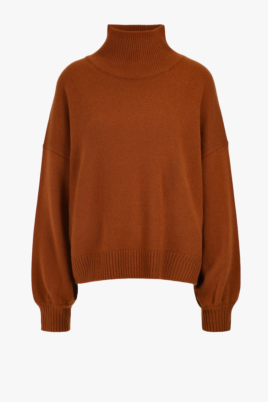 Cocoon Turtleneck autumn leave