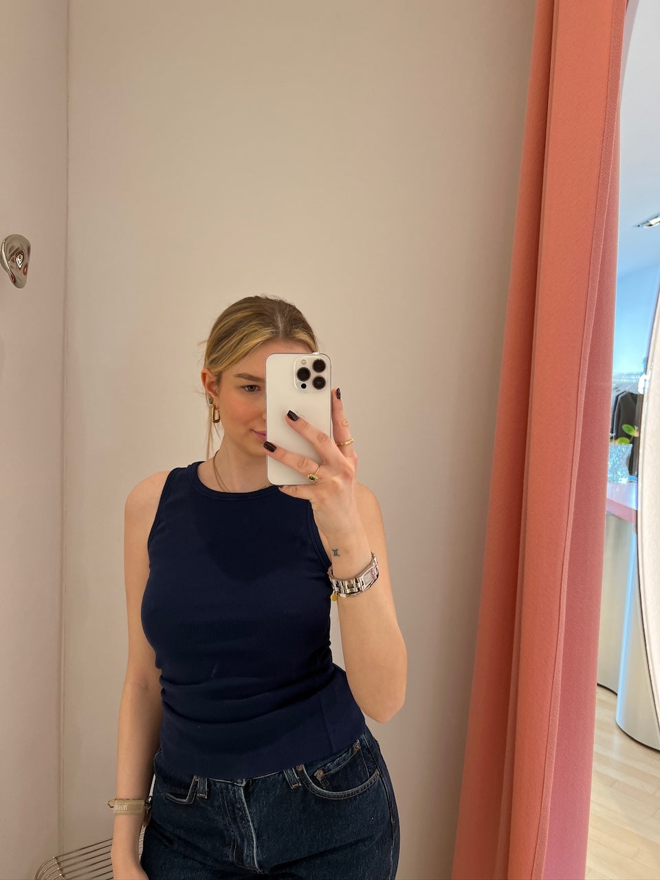 La Coeur Top dark navy