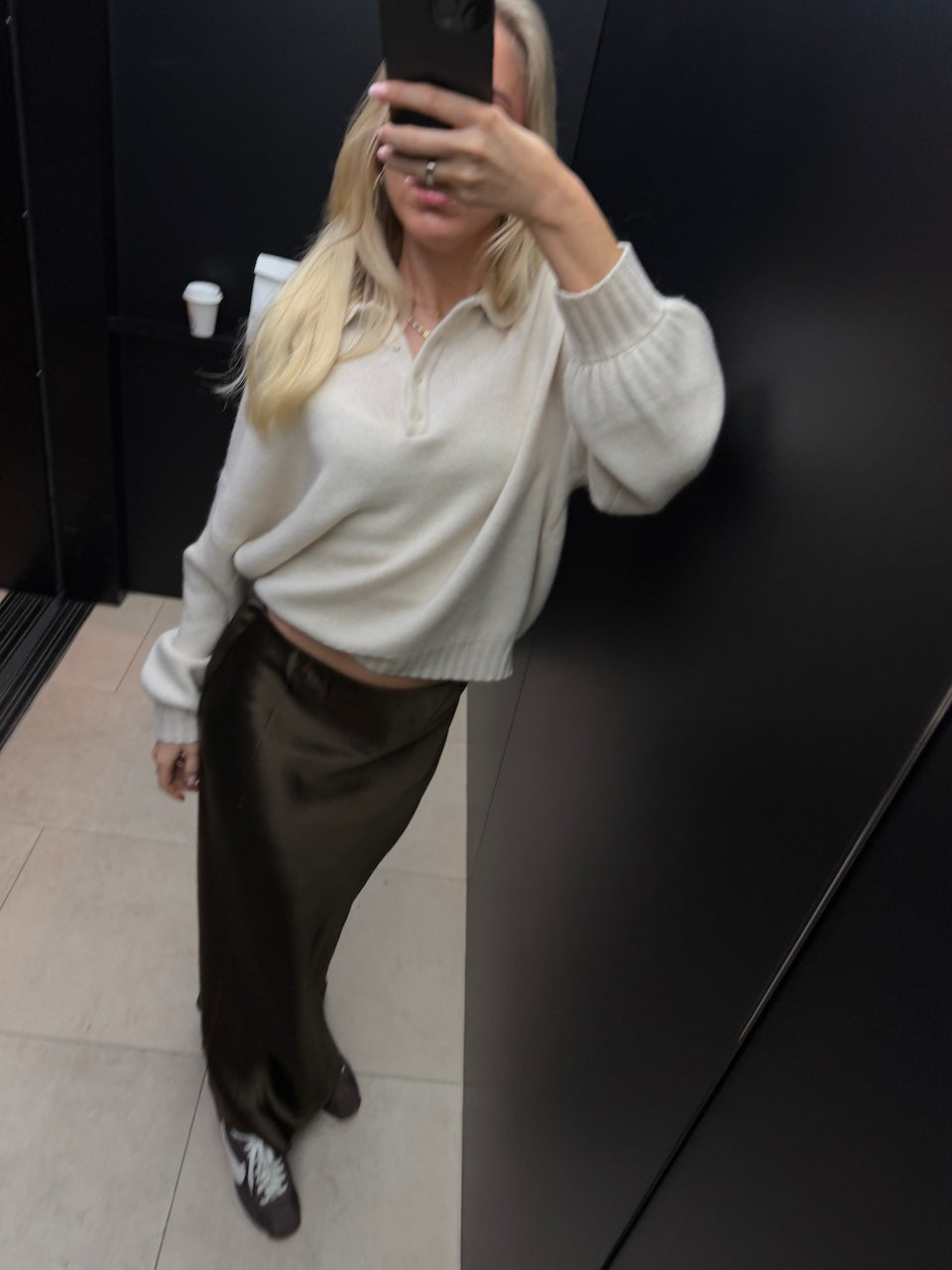 Le Plaine Maxiskirt chocolate