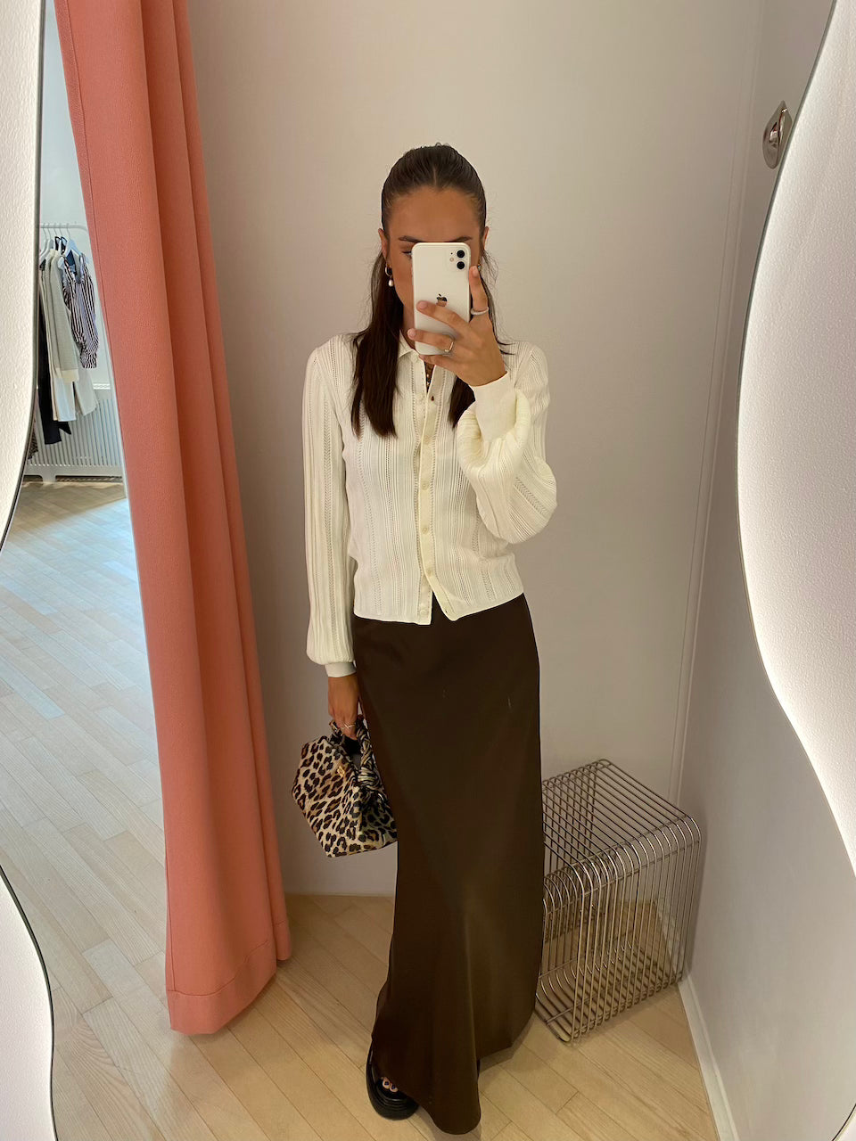 Le Plaine Maxiskirt chocolate