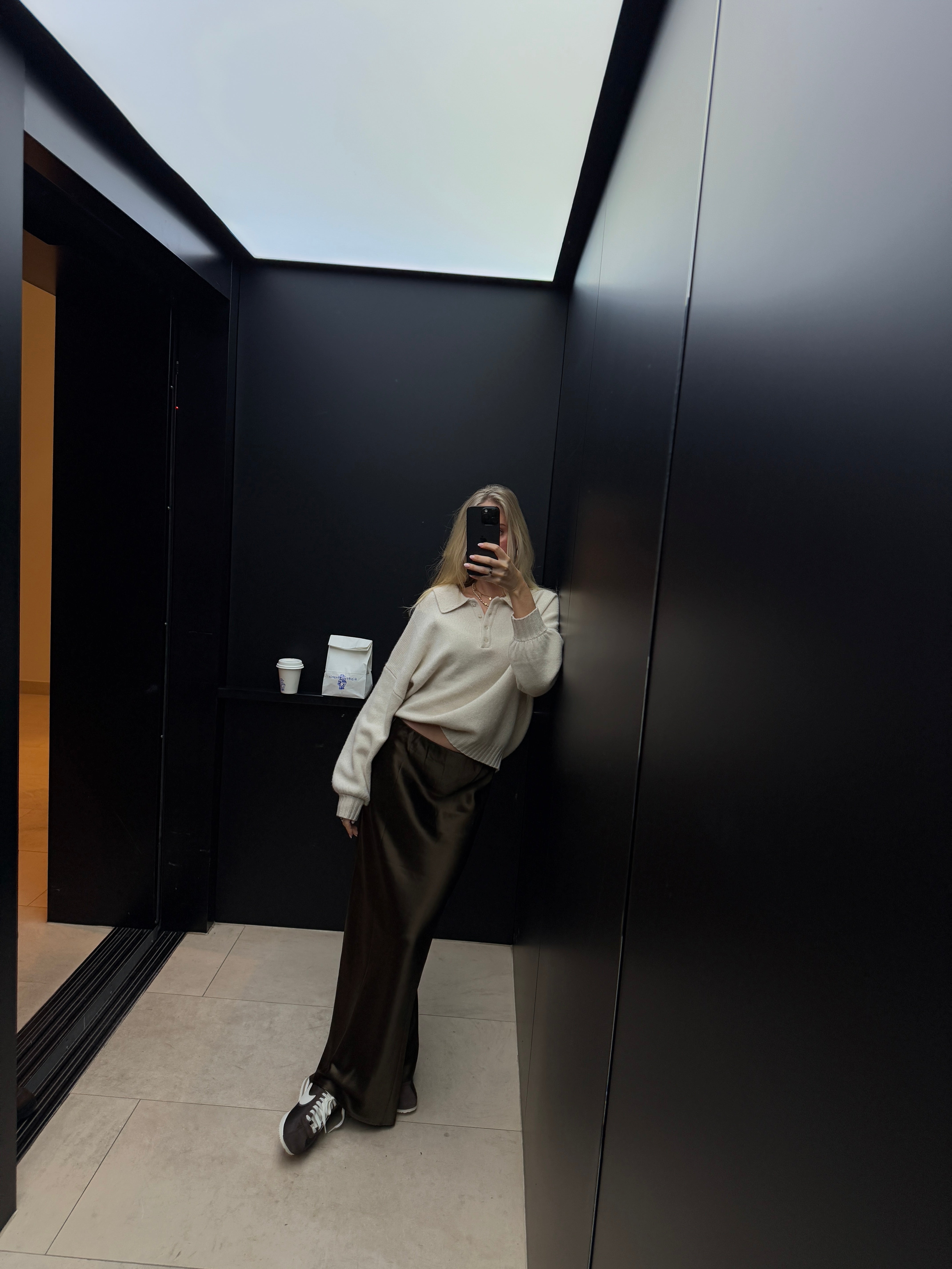 Le Plaine Maxiskirt chocolate