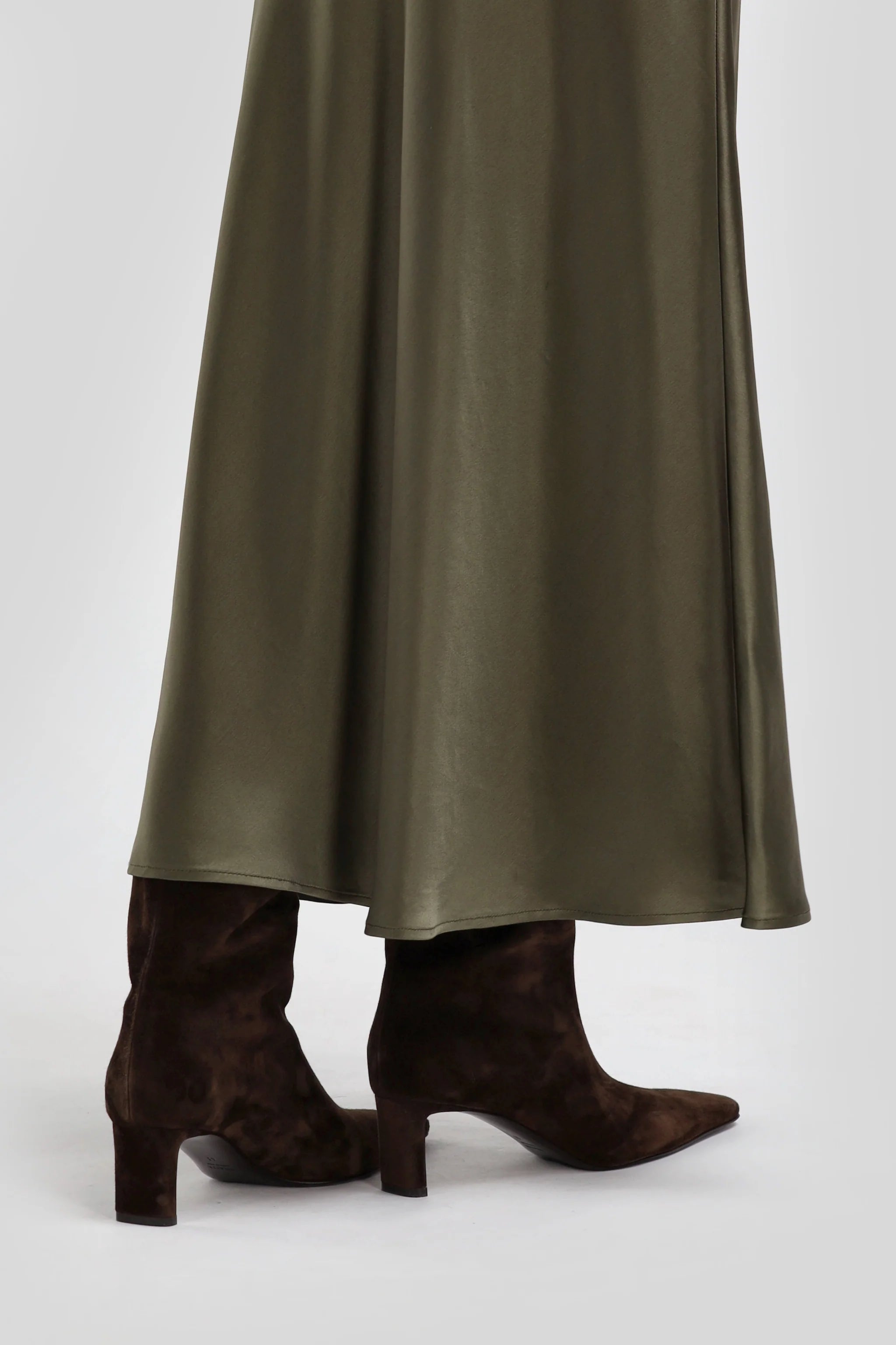 Le Plaine Maxiskirt oliv