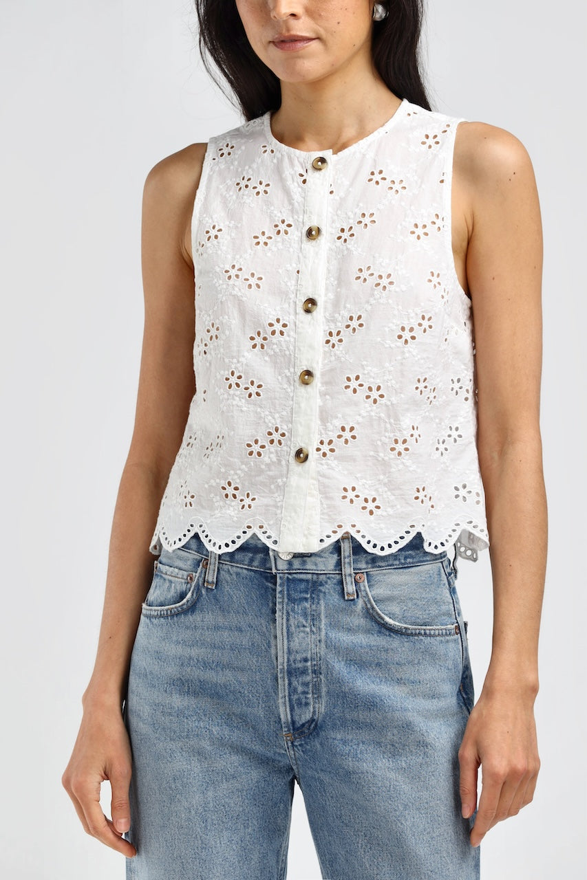 Louise Blouse white