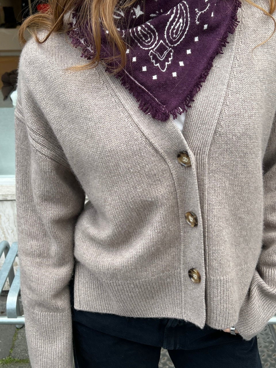 Luce Cardigan taupe