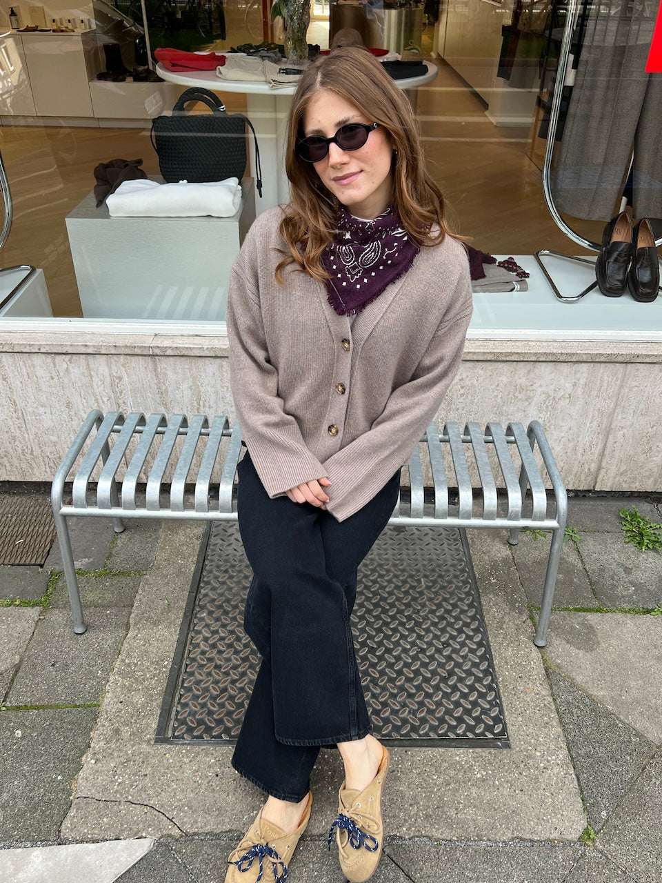 Luce Cardigan taupe