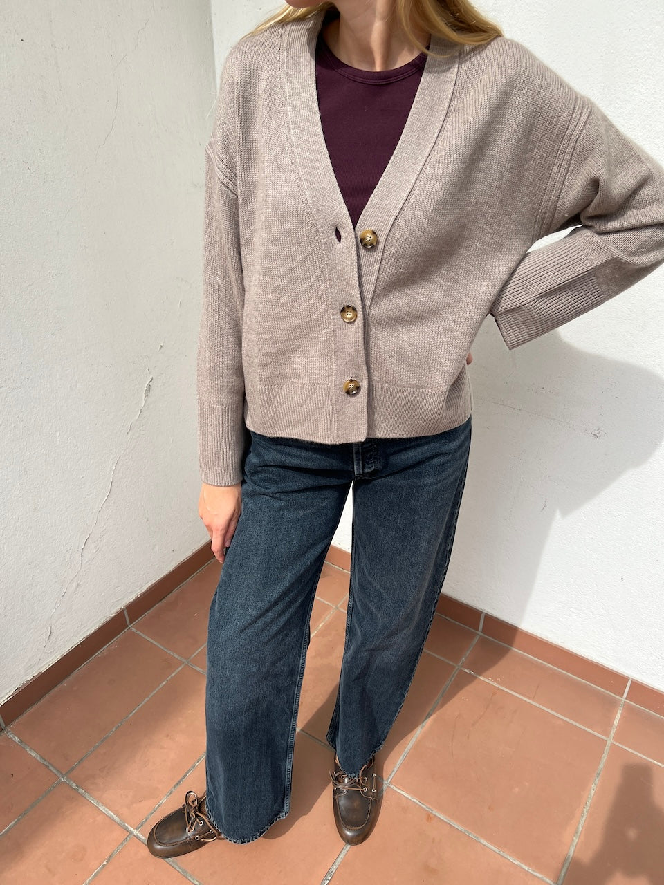 Luce Cardigan taupe