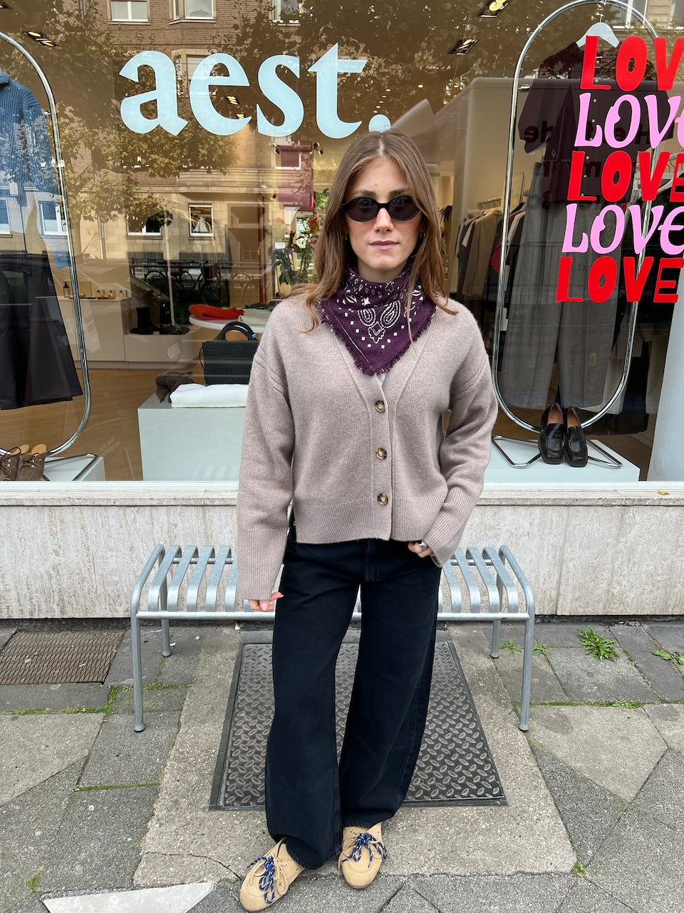 Luce Cardigan taupe