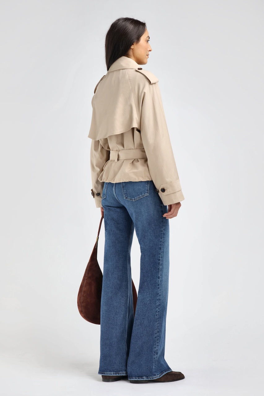 Olivia Short Trench beige