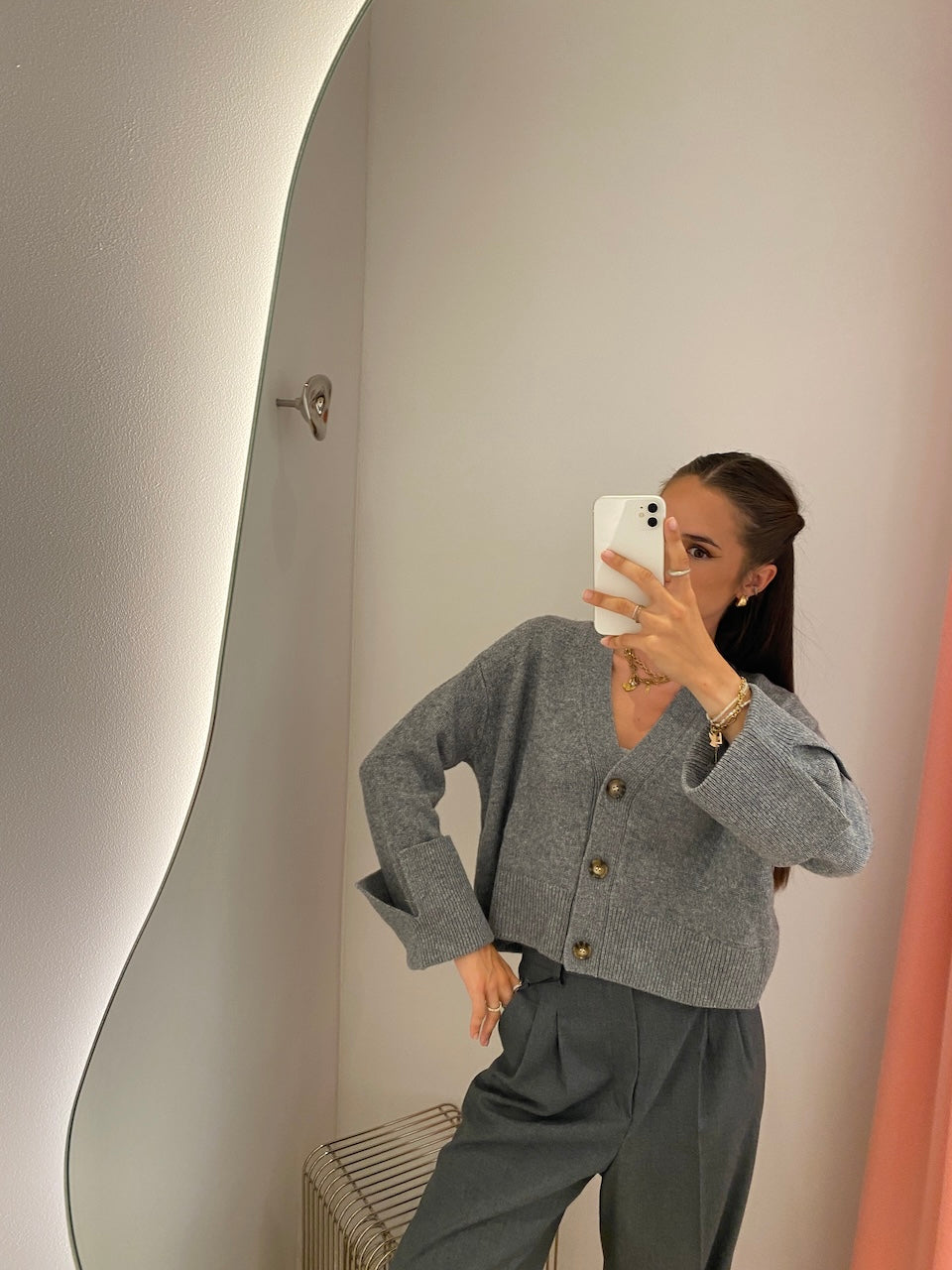 Paix Next Cardigan grey