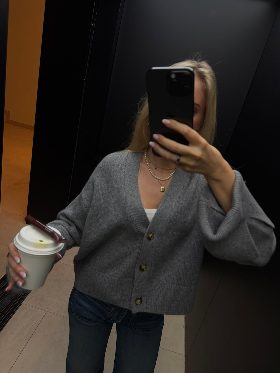 Paix Next Cardigan grey