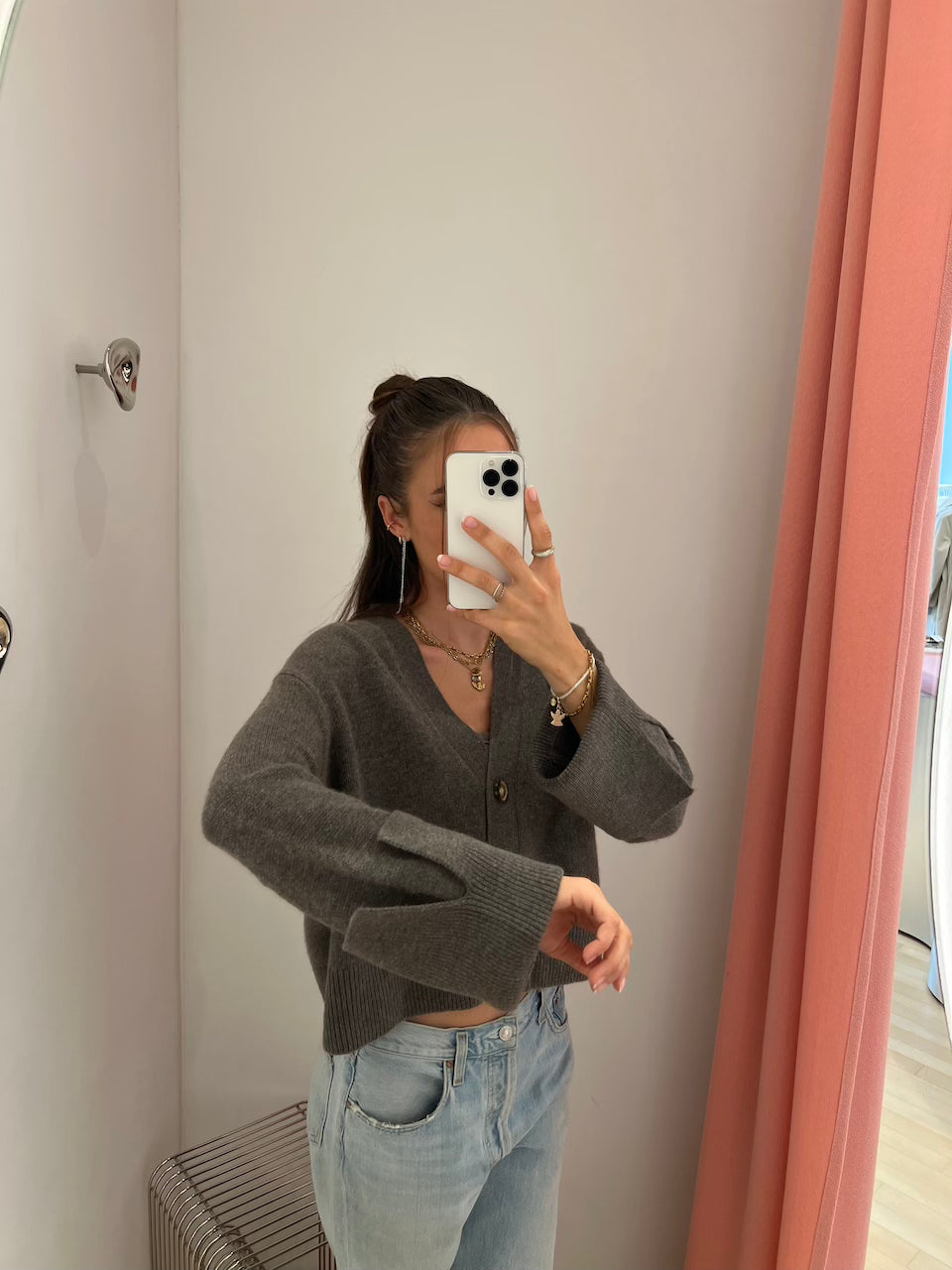 Paix Next Cardigan nougat