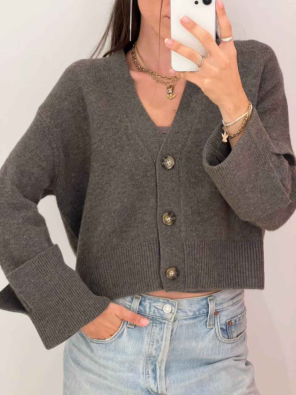 Paix Next Cardigan nougat