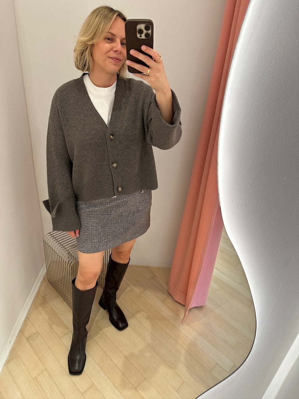 Paix Next Cardigan nougat