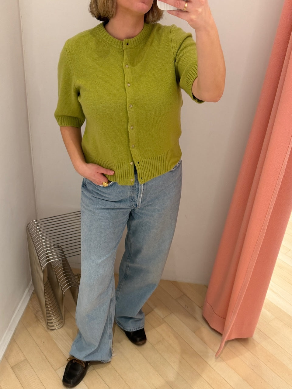 Poupette Cardigan soleil matcha