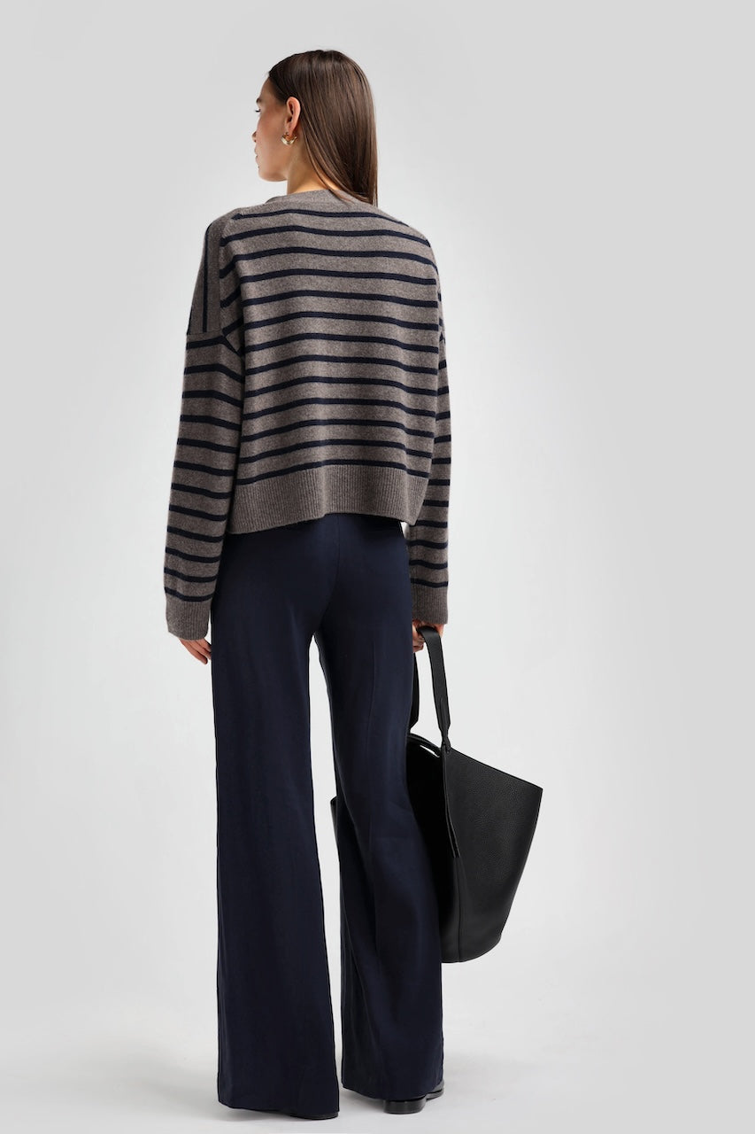 Ramatuelle Cardigan nougat/dark navy