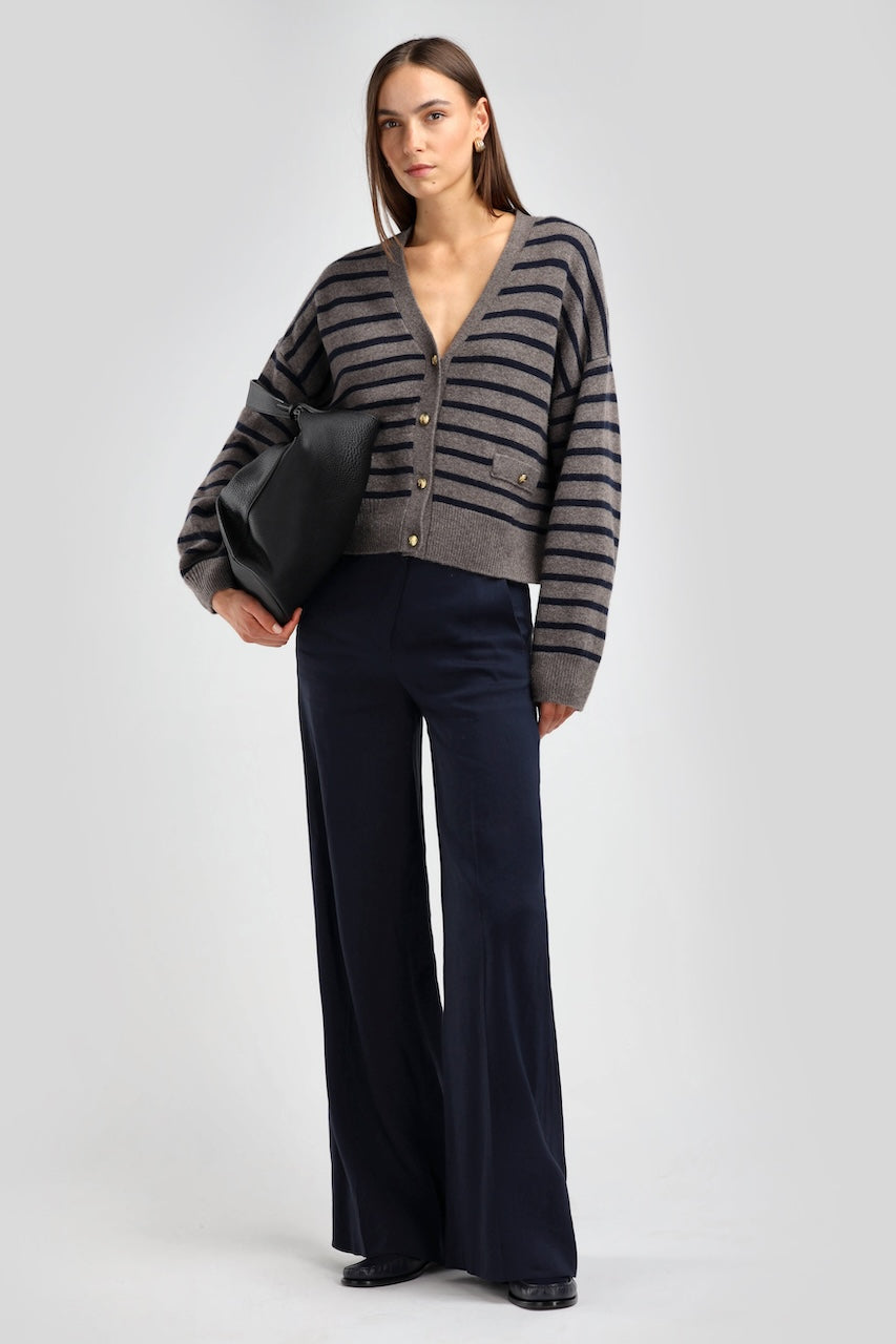 Ramatuelle Cardigan nougat/dark navy