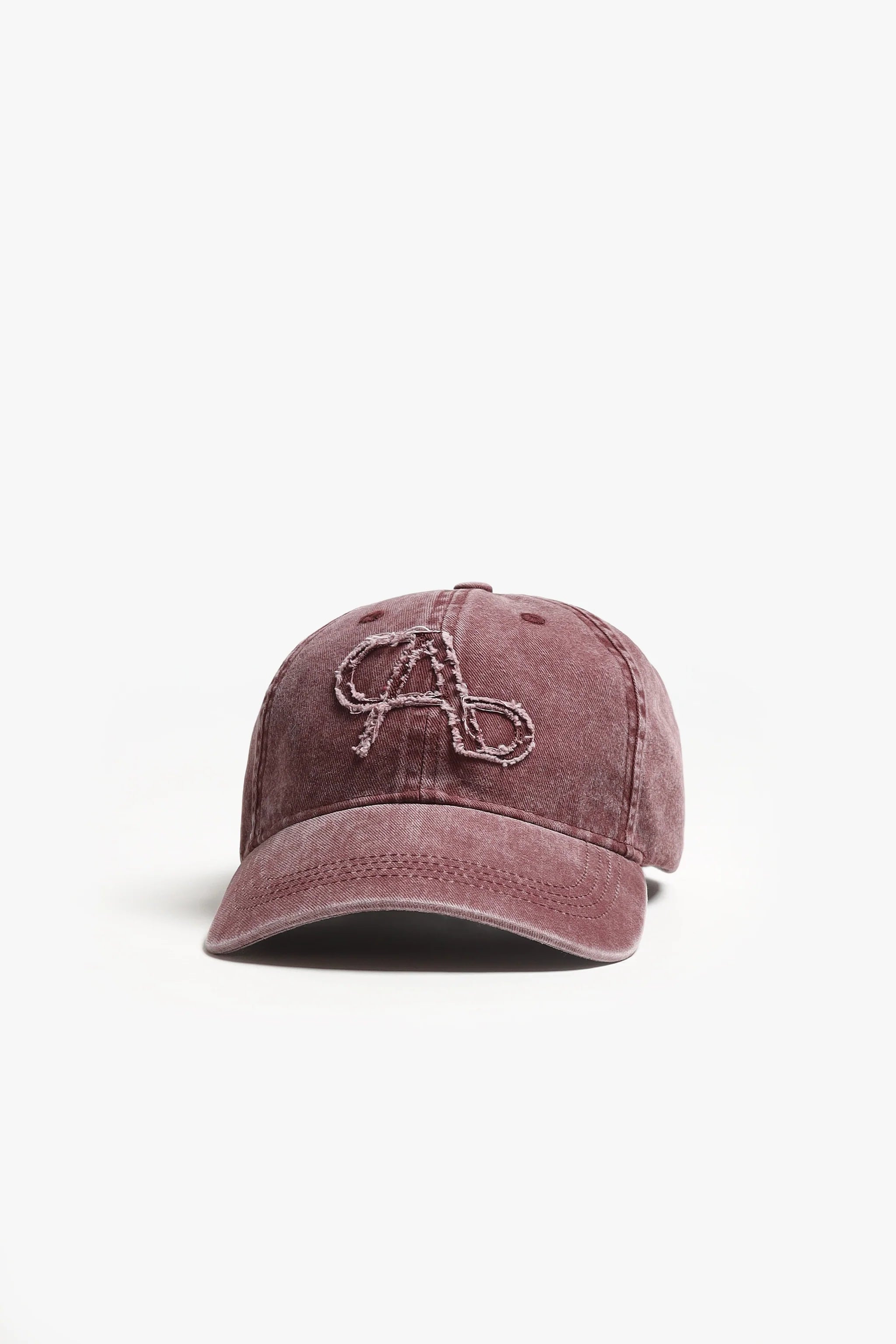 Snake Destroyed Cap washed bordeaux