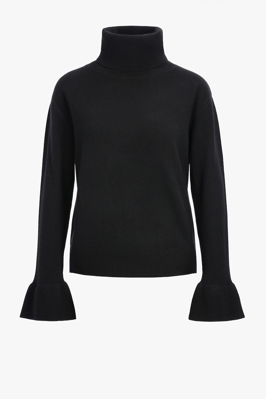 Suave Knit Pullover black