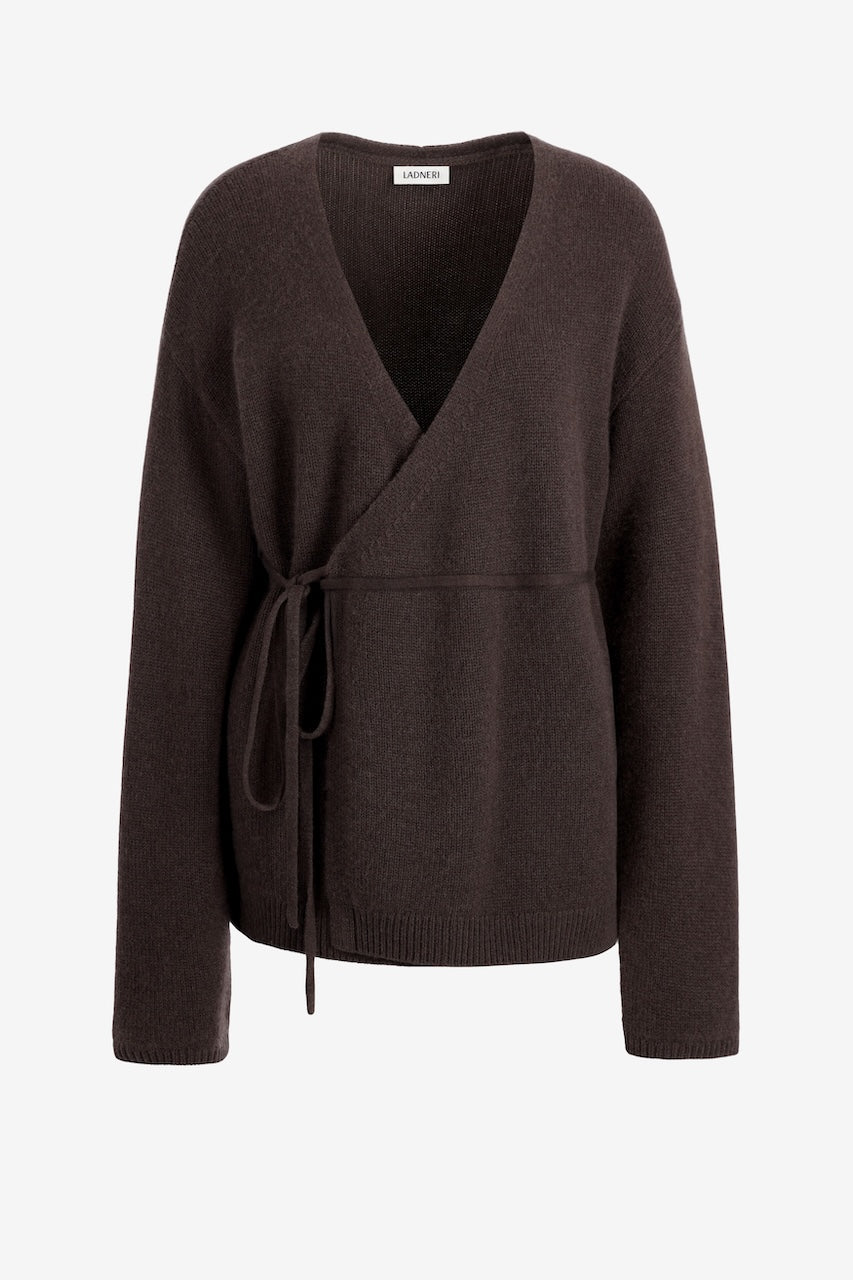 Velluto Cardigan cacao noir