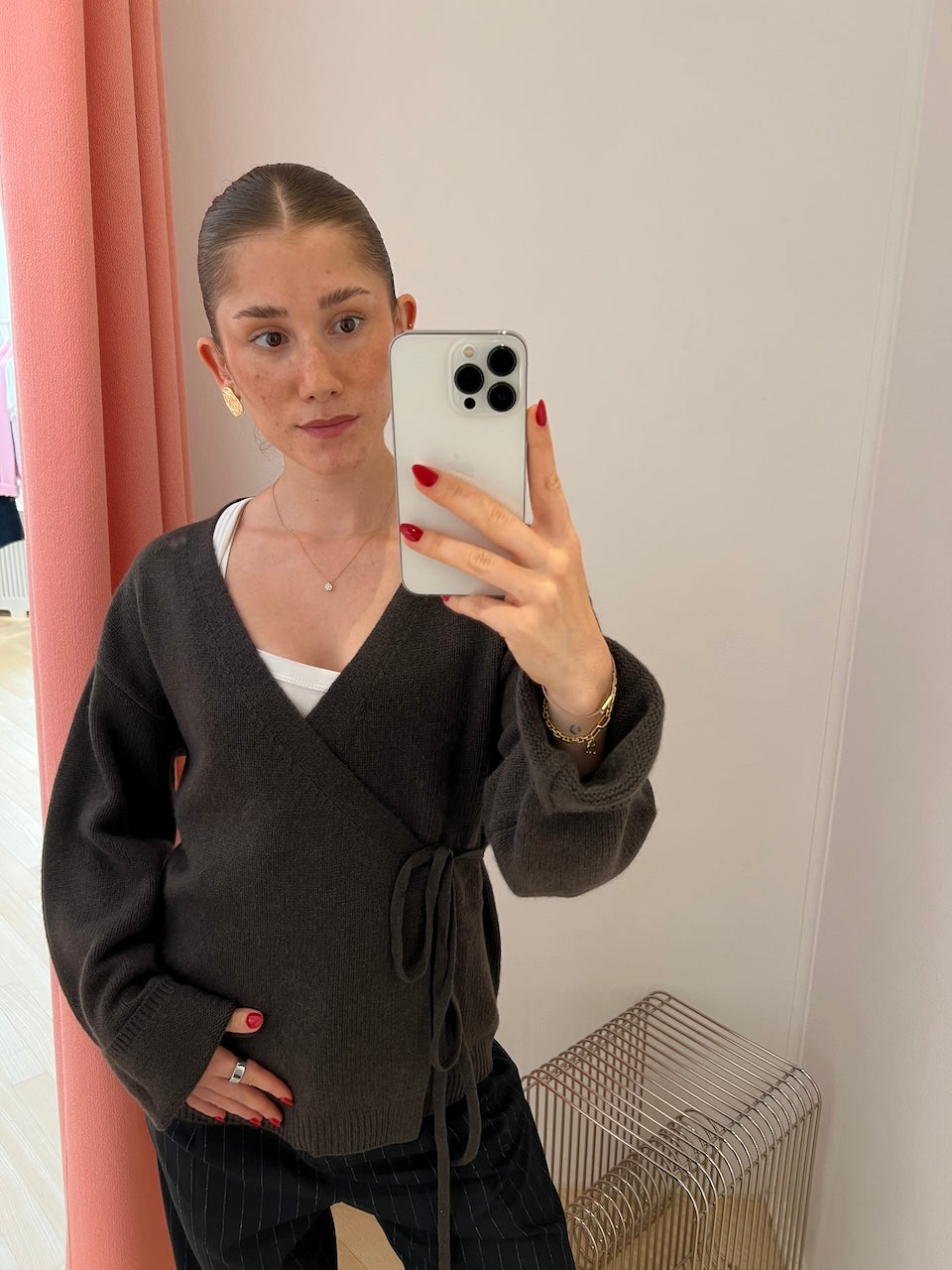 Velluto Cardigan cacao noir
