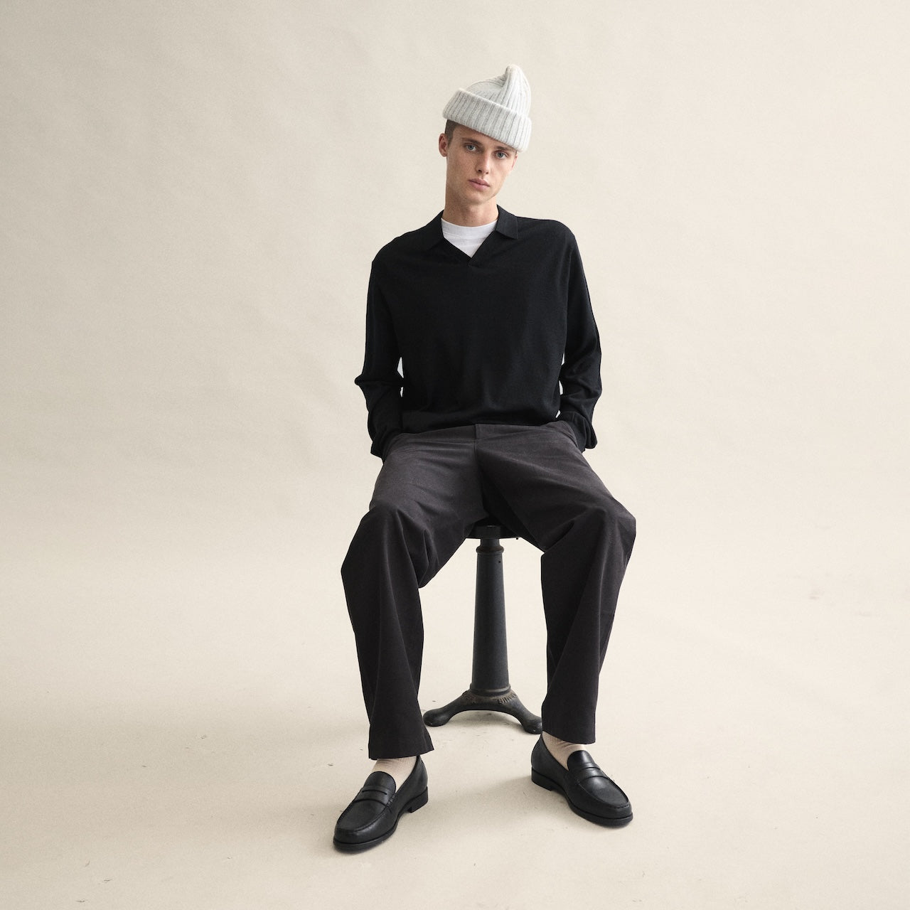 Le Grand Bonnet Beanie silver