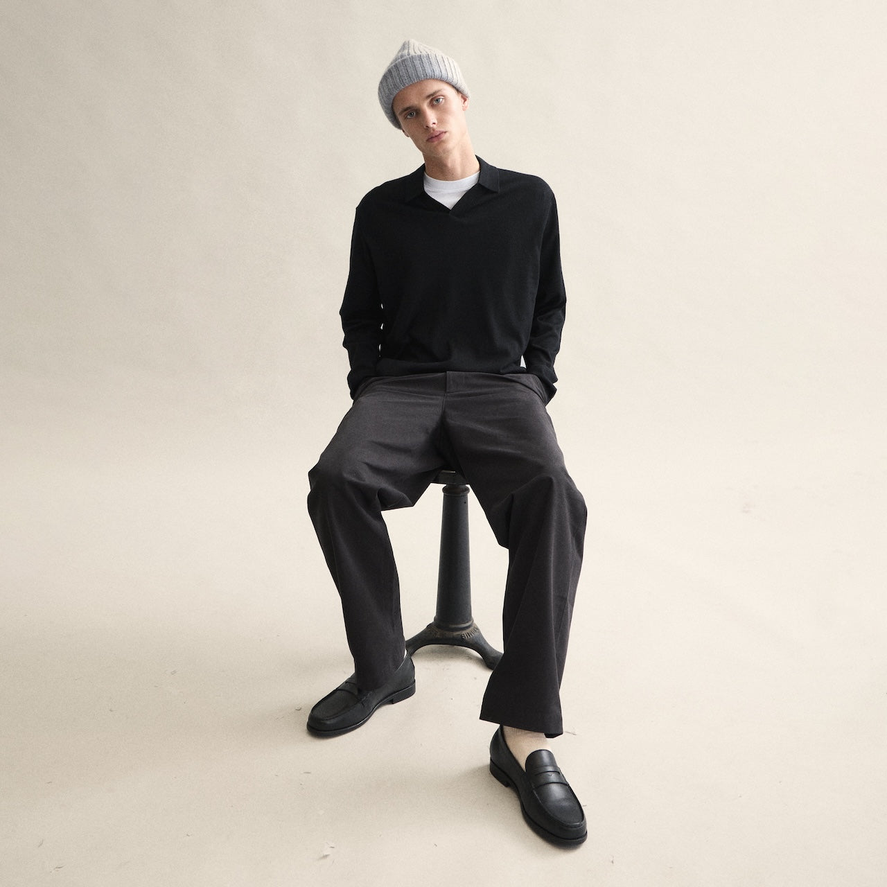 Le Grand Bonnet Beanie smoke