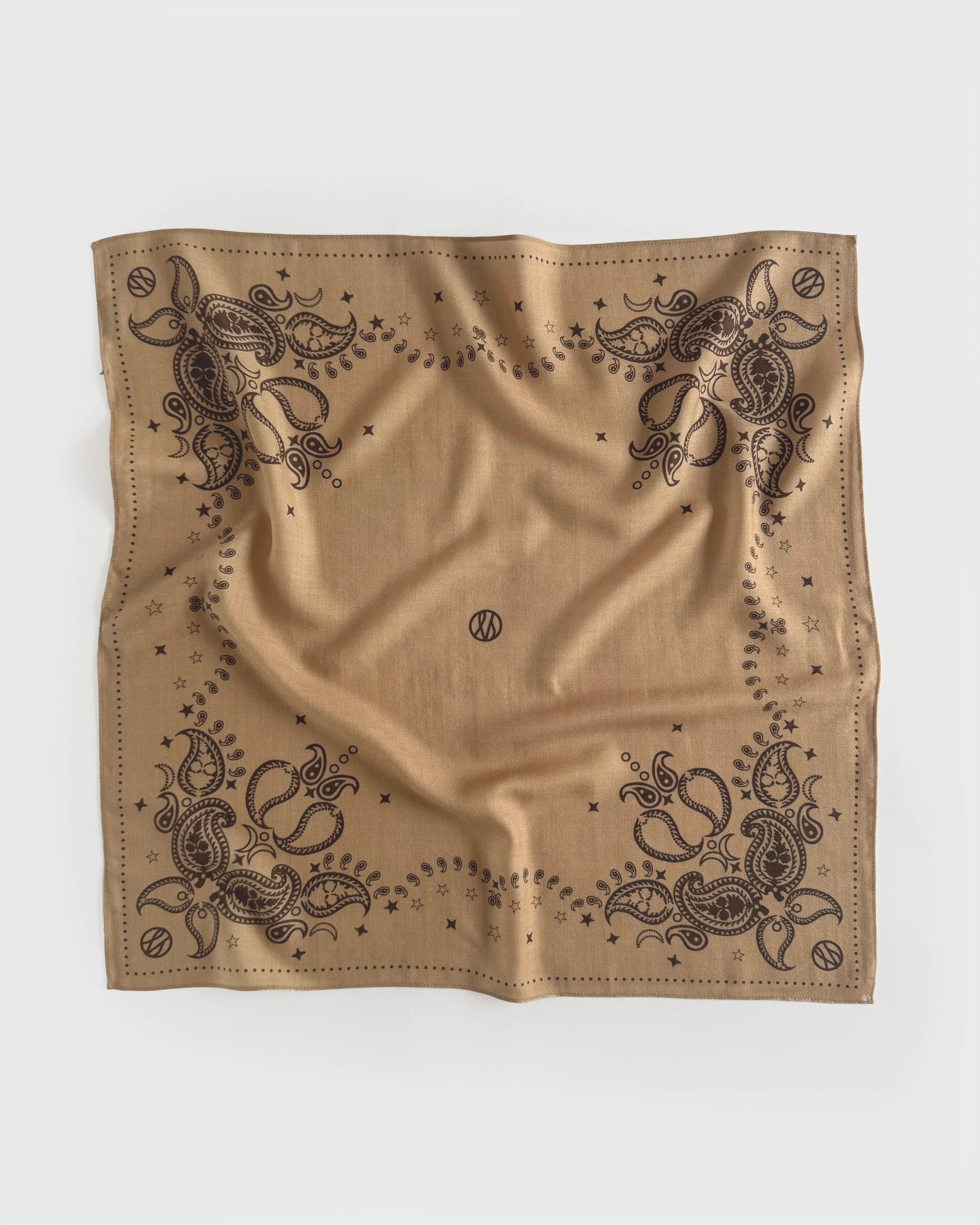 Winter Scarf cappuccino / mocha mousse / navy