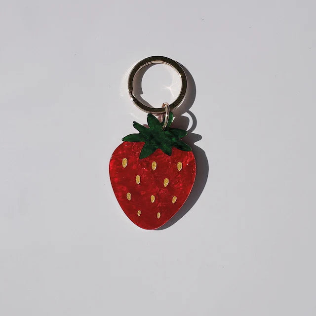 Schlüsselanhänger Erdbeere